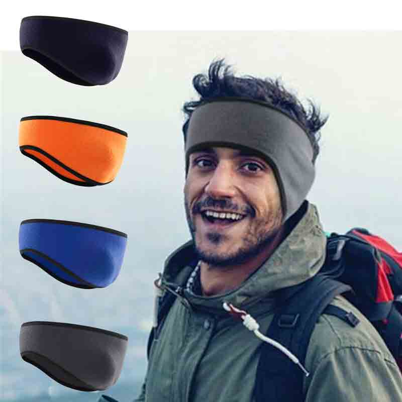 Fleece Ear Warmer Band - 1szt Zimowe nauszniki z polaru na