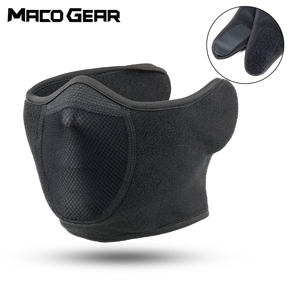Fleece Ear Warmer Band - Zimowy ocieplacz na szyję Polarowa maska