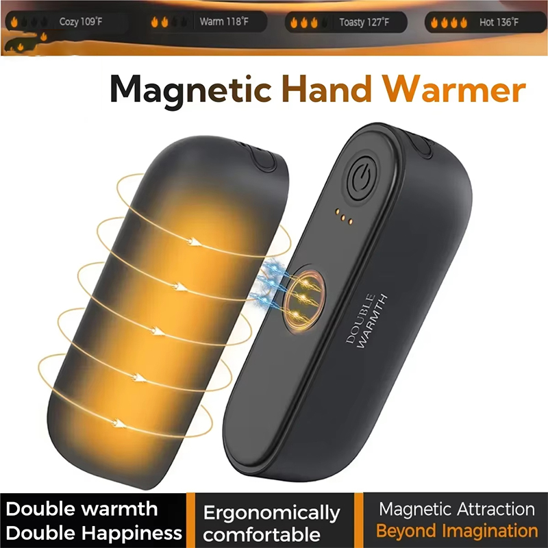 Hand Warmer Electric - Magnetyczne ogrzewacze do rąk 2w1, elektryczne,