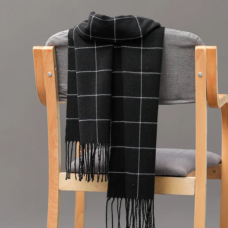 Wool Scarf Men - 2023 Nowy zimowy szalik męski Utrzymuj