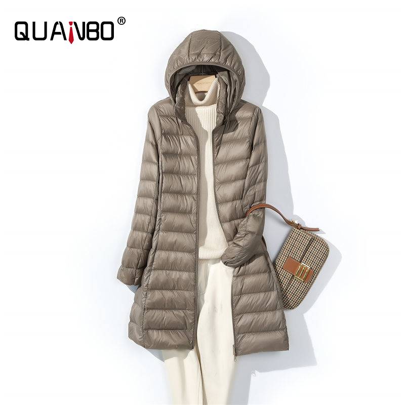 Down Jacket Packable - Damska długa bufiaste kurtki 2024 nowości
