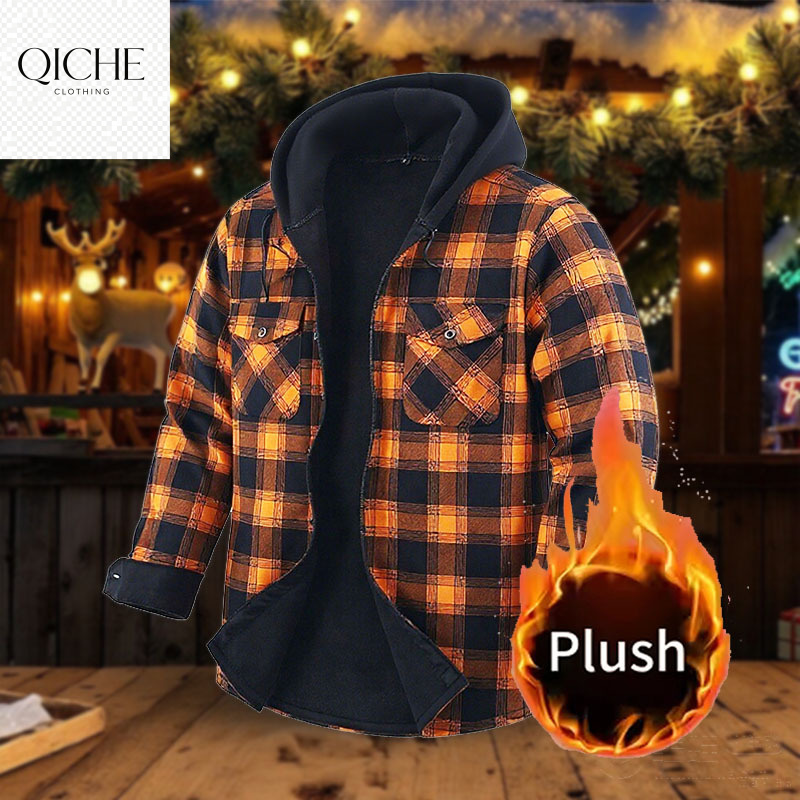 Flannel Shirt Lined - QICHE Koszula flanelowa z podszewką z