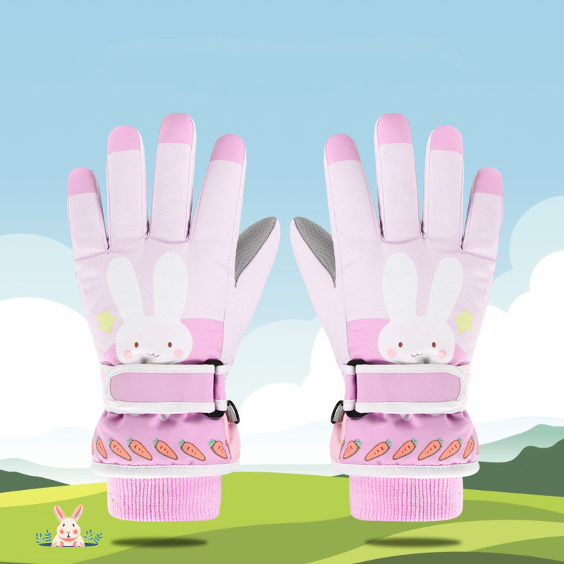 Snow Glove Insulated - Dziecięce zimowe rękawice narciarskie, wodoodporne, ocieplane