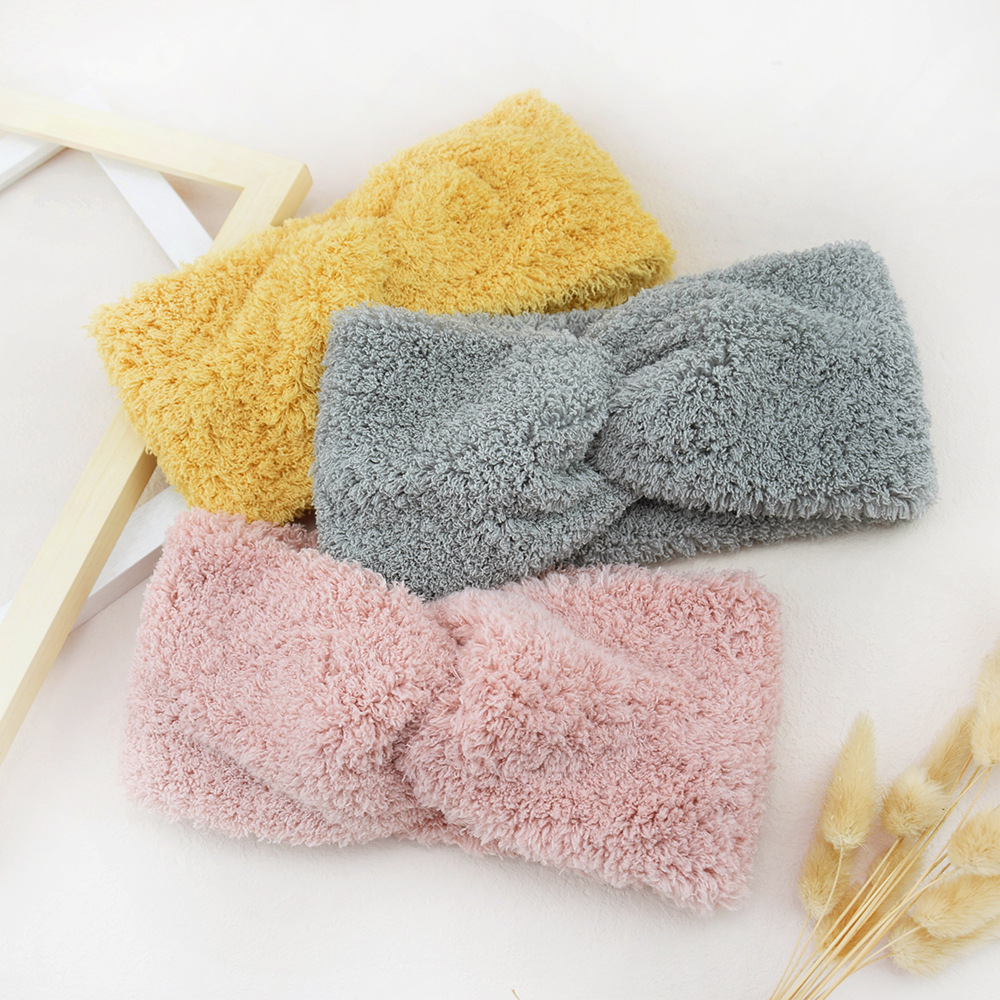 Winter Headband Fleece - Nowa polarowa szeroka opaska na głowę
