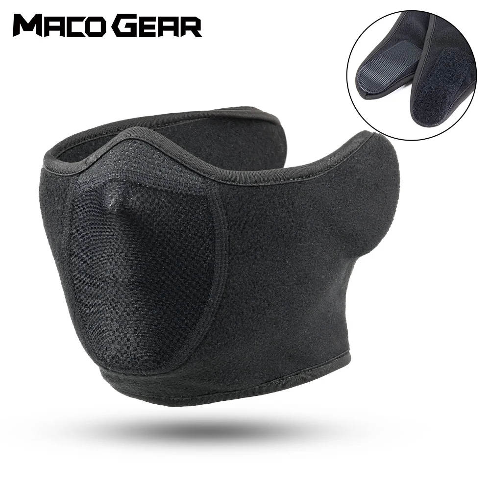 Fleece Ear Warmer Band - Zimowy ocieplacz na szyję Polarowa maska
