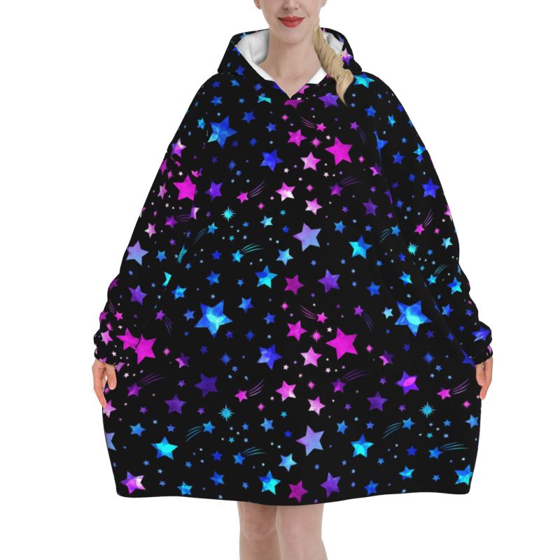 Sherpa Hoodie Fleece - Bluza z kapturem, koc, damska bluza