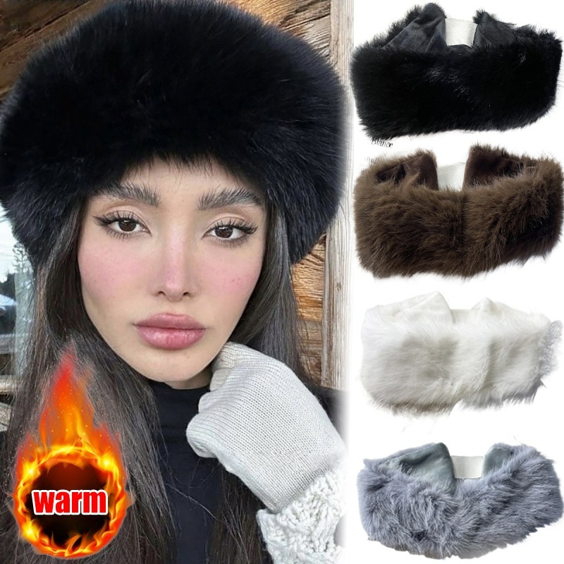 Szeroka opaska futrzana na gło – Fleece Ear Warmer Band recenzja i cena