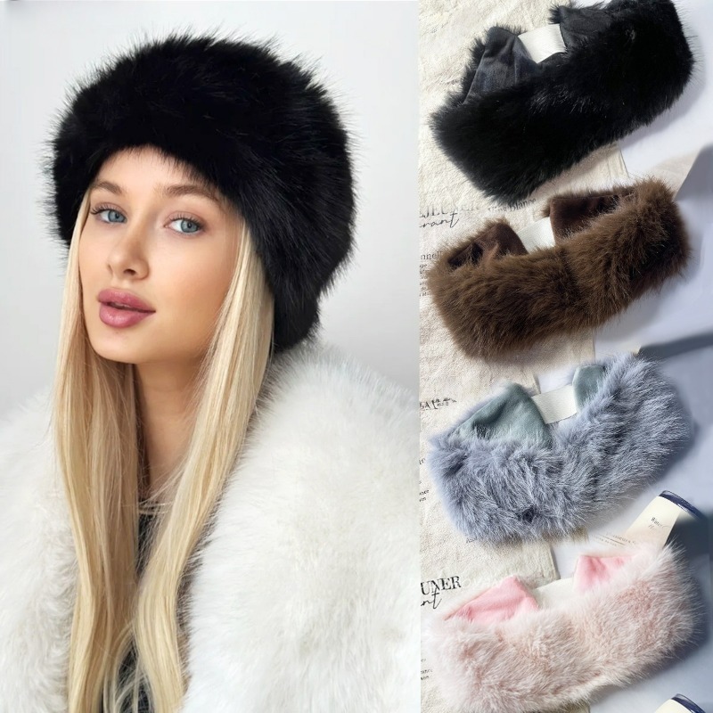 Szeroka opaska futrzana na gło – Fleece Ear Warmer Band recenzja i cena
