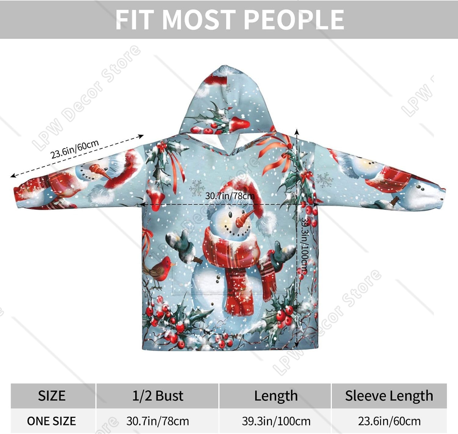 Świąteczny Koc z Kapturem w Ks – Sherpa Hoodie Fleece recenzja i cena