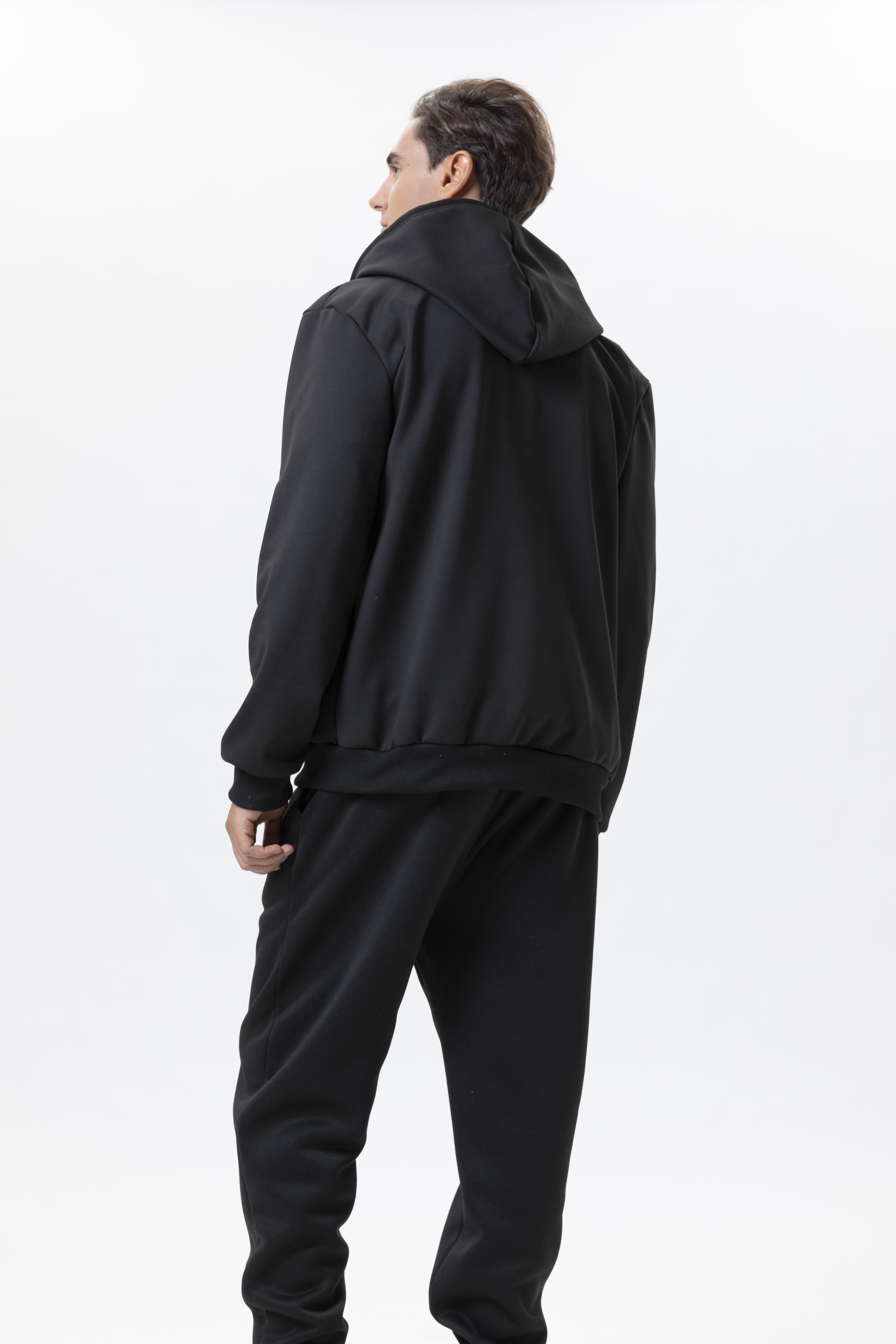 Męski zimowy zestaw 2-częściow – Sherpa Hoodie Fleece recenzja i cena