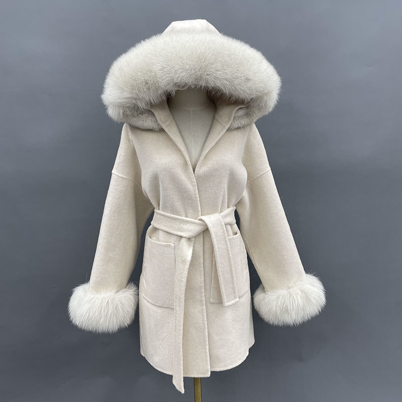 MISSJANEFUR Płaszcz wełniany z – Wool Coat Peacoat recenzja i cena
