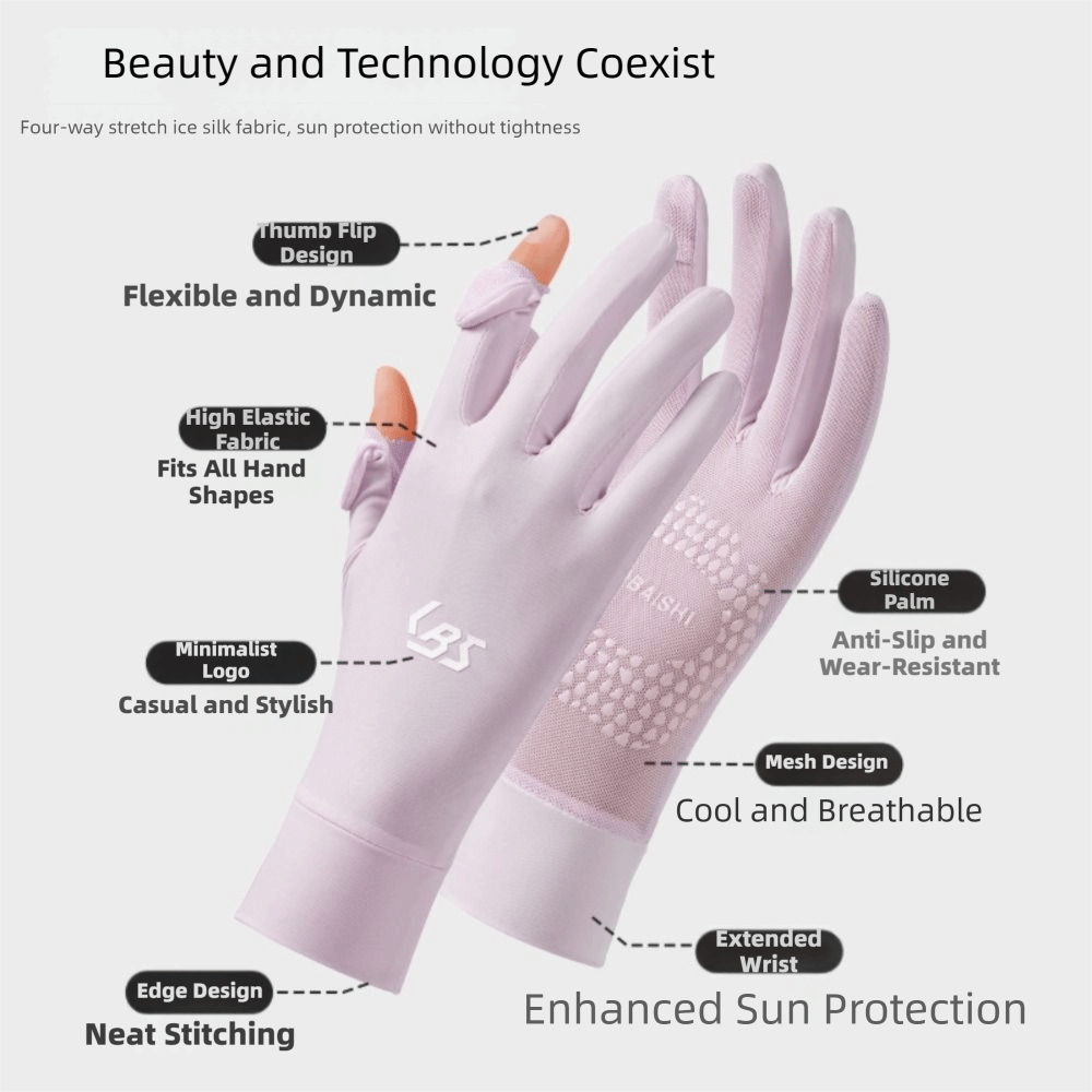 Rękawiczki z jedwabiu lodowego – Touch Screen Gloves recenzja i cena