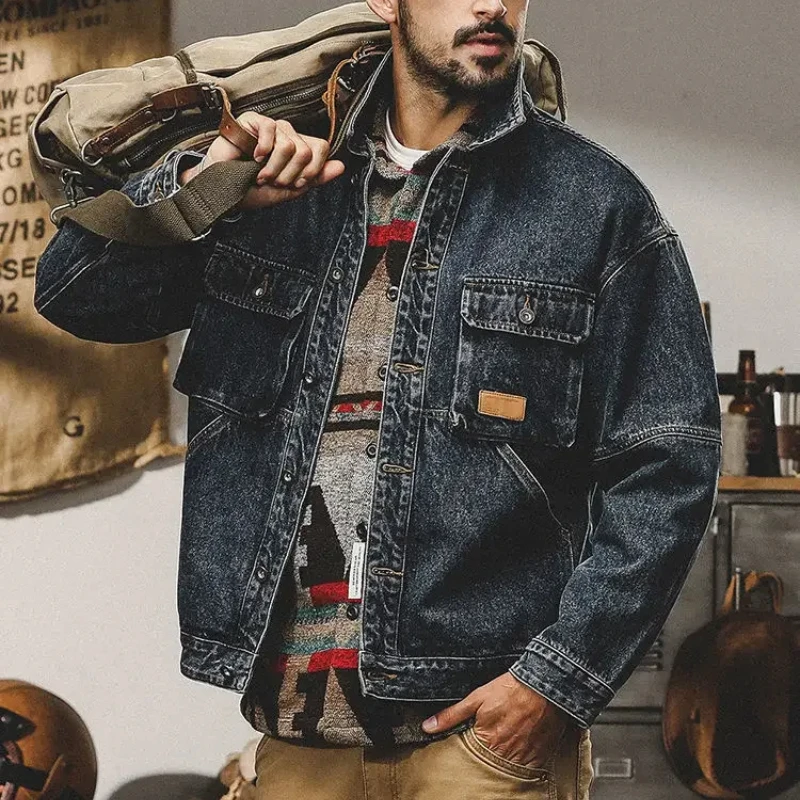 Zimowy płaszcz kowbojski męski – Down Jacket Packable recenzja i cena