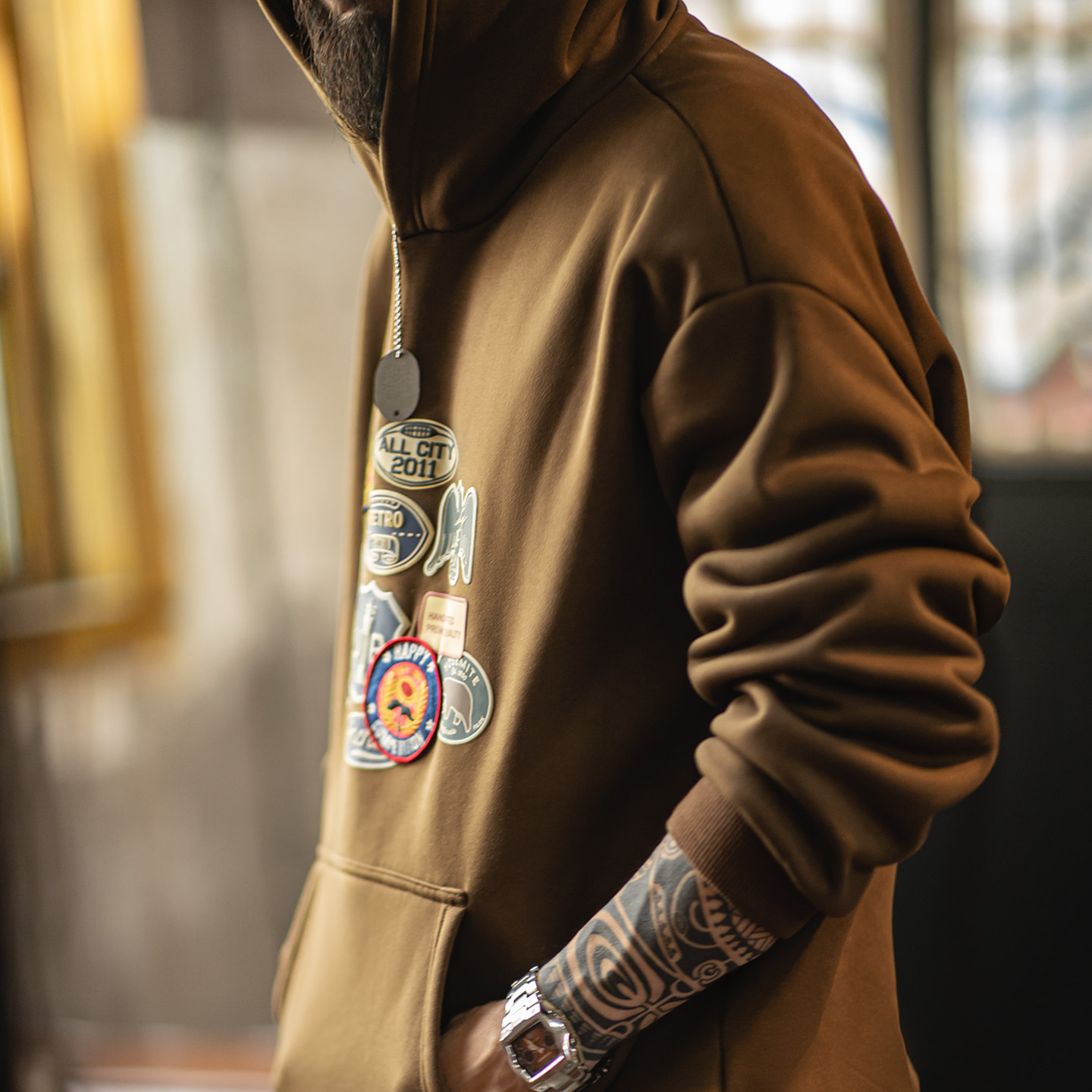 Męska bluza z kapturem Maden V – Sherpa Hoodie Fleece recenzja i cena