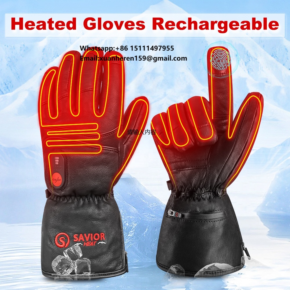 Podgrzewane skórzane rękawice  – Touch Screen Gloves recenzja i cena