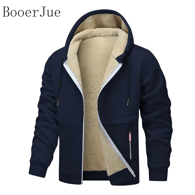 Gruba kurtka z kapturem i zamk – Sherpa Hoodie Fleece recenzja i cena