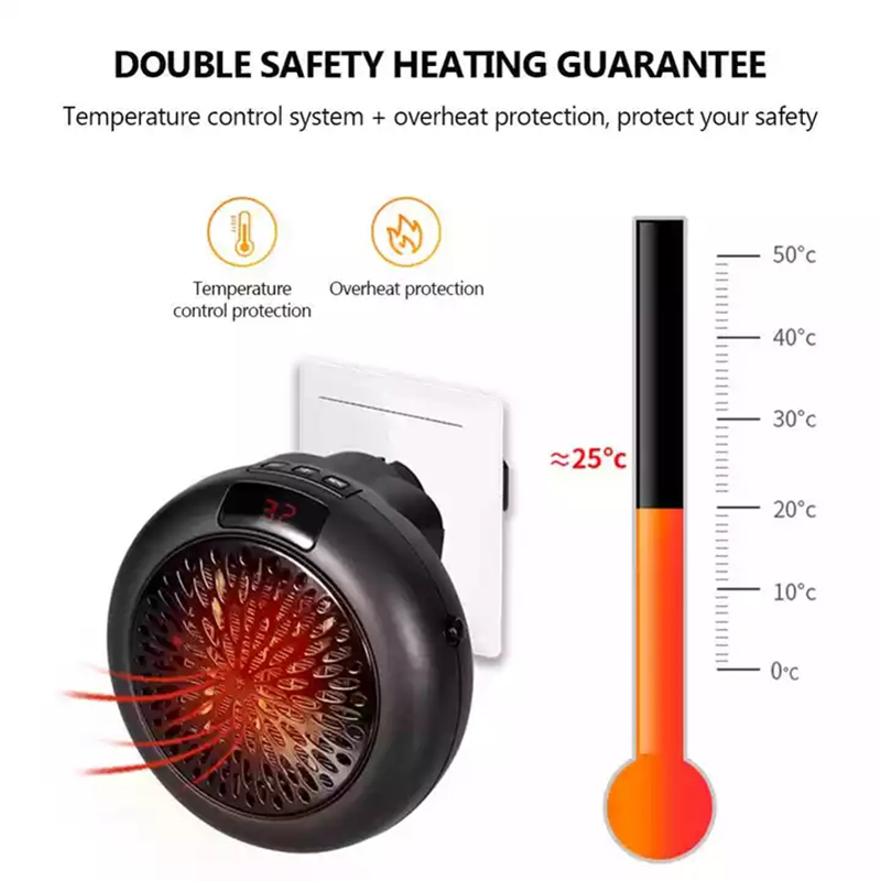 900W Mini wtyczka elektryczny  – Hand Warmer Electric recenzja i cena