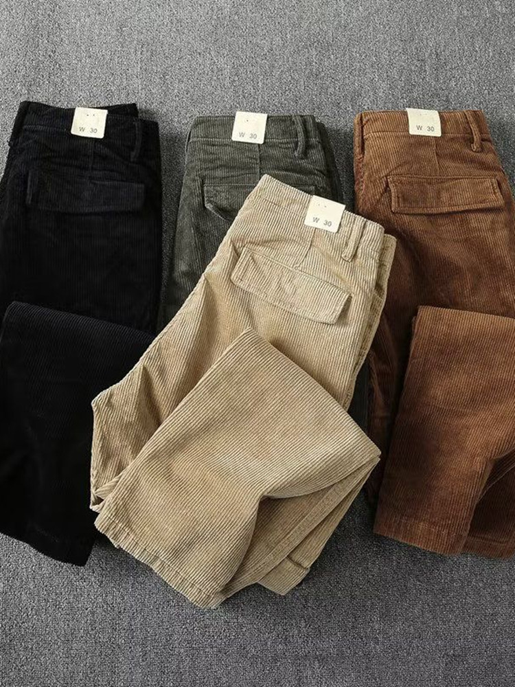 Wiosna i jesień Nowa moda Jedn – Corduroy Pant Warm recenzja i cena