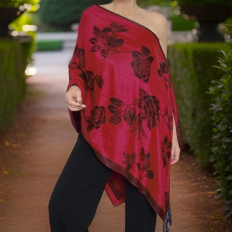 Koc z frędzlami z grubych Pash – Cashmere Pashmina Wrap recenzja i cena