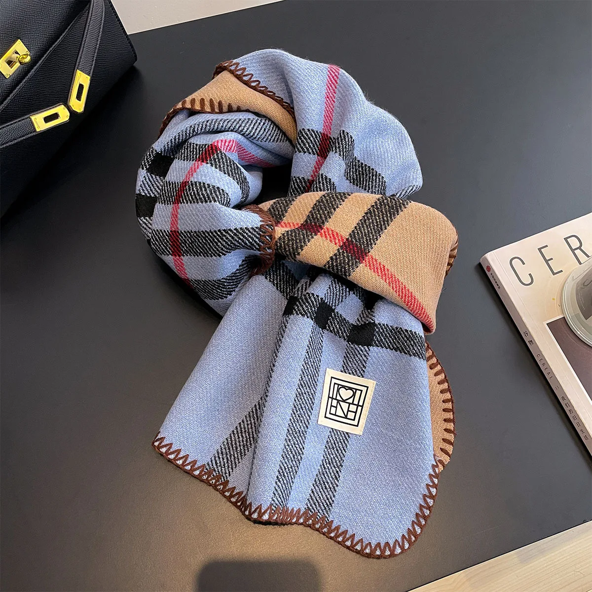 Dwustronny luksusowy nadruk w  – Cashmere Pashmina Wrap recenzja i cena