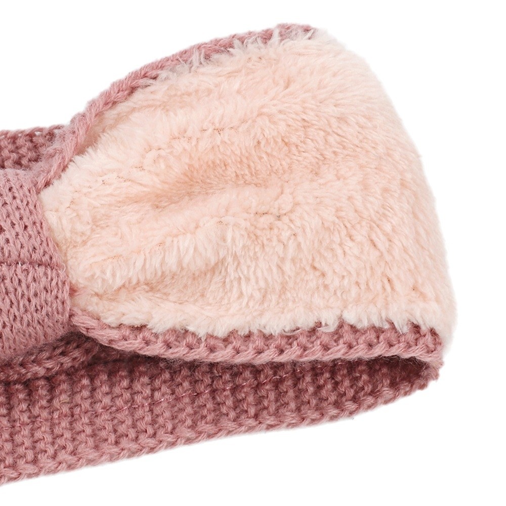 Zimowe dziergane opaski damski – Winter Headband Fleece recenzja i cena
