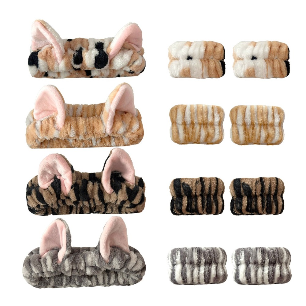 3 sztuki / zestaw Leopard Prin – Winter Headband Fleece recenzja i cena