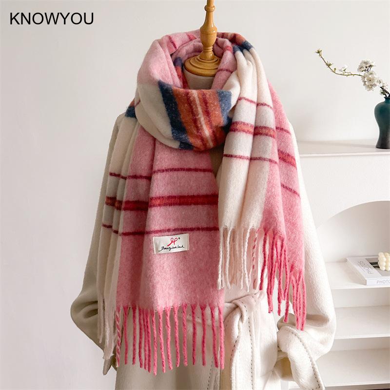 Szalik zimowy damski 2026, gru – Cashmere Pashmina Wrap recenzja i cena