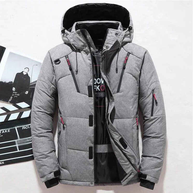 Męska kurtka puchowa zimowa z  – Down Jacket Packable recenzja i cena