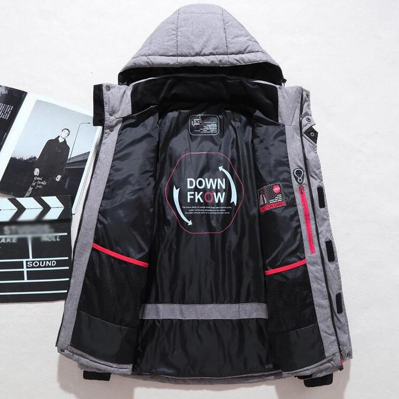 Męska kurtka puchowa zimowa z  – Down Jacket Packable recenzja i cena