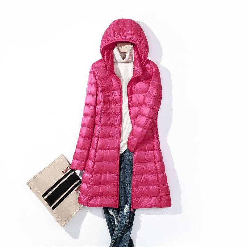 Damska długa bufiaste kurtki 2 – Down Jacket Packable recenzja i cena
