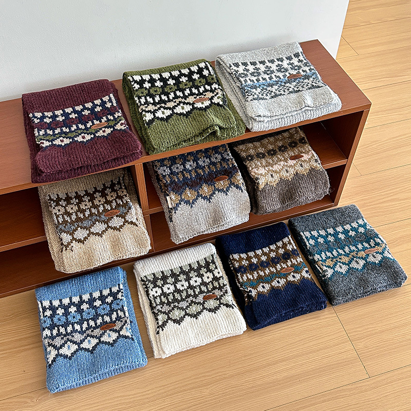 szalik żakardowy dla kobiet i  – Wool Scarf Men recenzja i cena