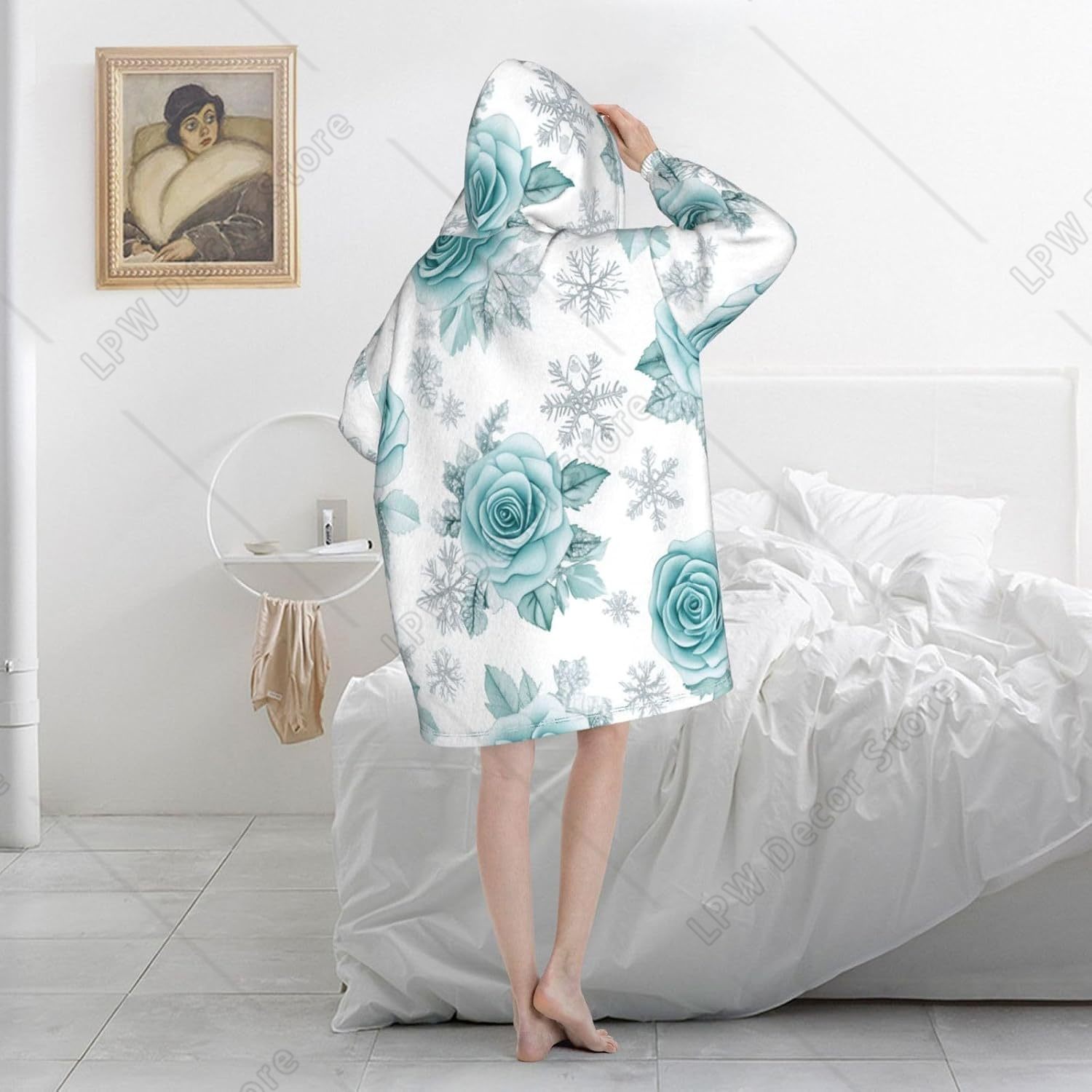 Niebieska Róża Płatek Śniegu K – Sherpa Hoodie Fleece recenzja i cena