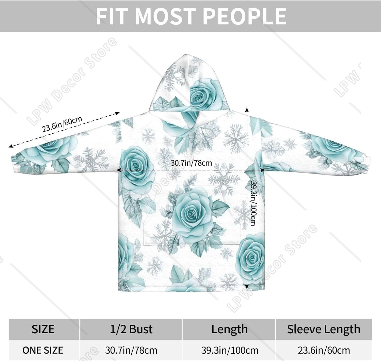 Niebieska Róża Płatek Śniegu K – Sherpa Hoodie Fleece recenzja i cena