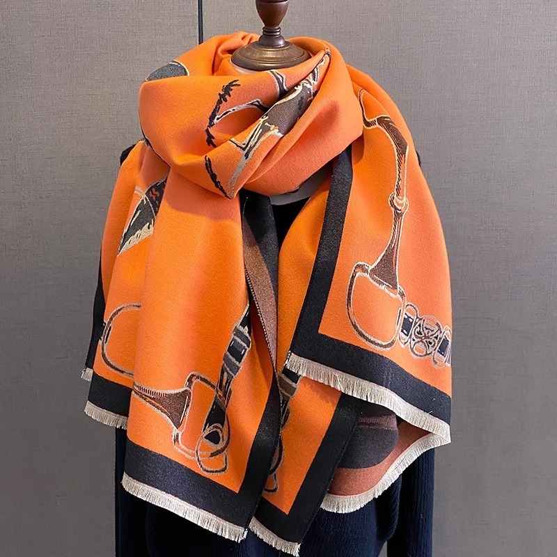 Szalik Retro Rider Horse Imita – Wool Scarf Men recenzja i cena