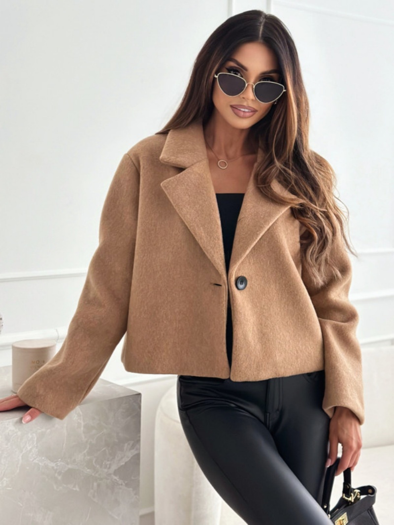 Przycięty trencz dla kobiet 20 – Wool Coat Peacoat recenzja i cena
