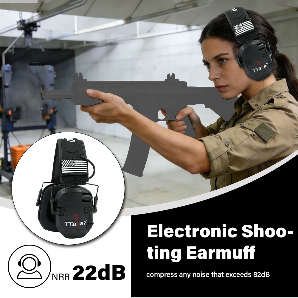 Składane elektroniczne słuchaw – Earmuffs Foldable recenzja i cena