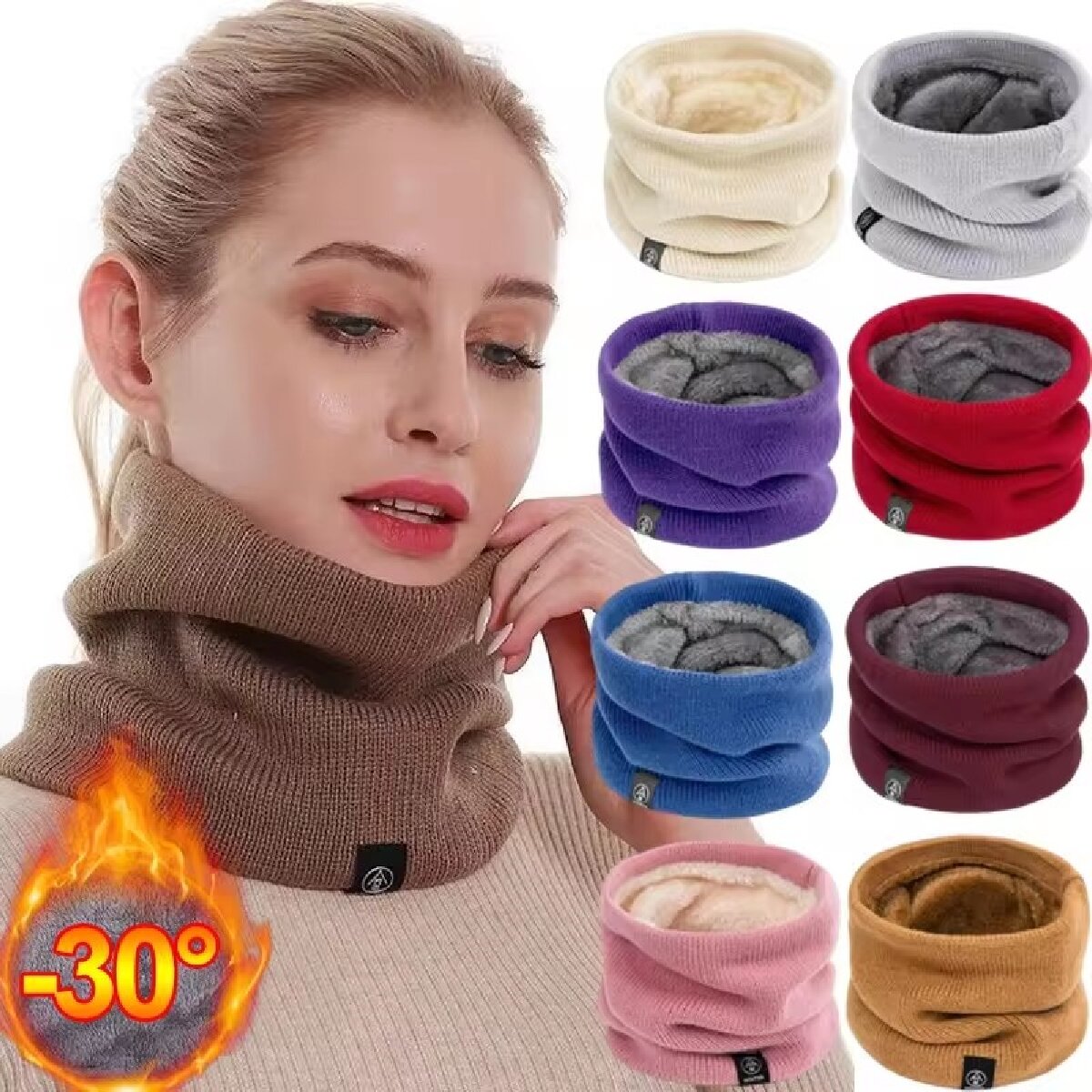 Solidny zimowy pluszowy tłumik – Winter Headband Fleece recenzja i cena