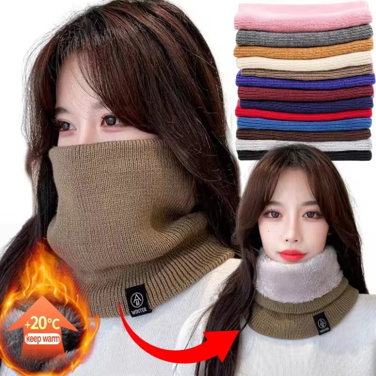 Solidny zimowy pluszowy tłumik – Winter Headband Fleece recenzja i cena