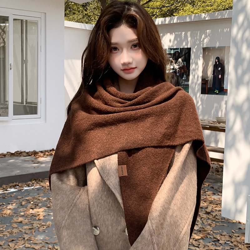 Prosty, jednolity kolor, dzier – Shawl Wrap Winter recenzja i cena