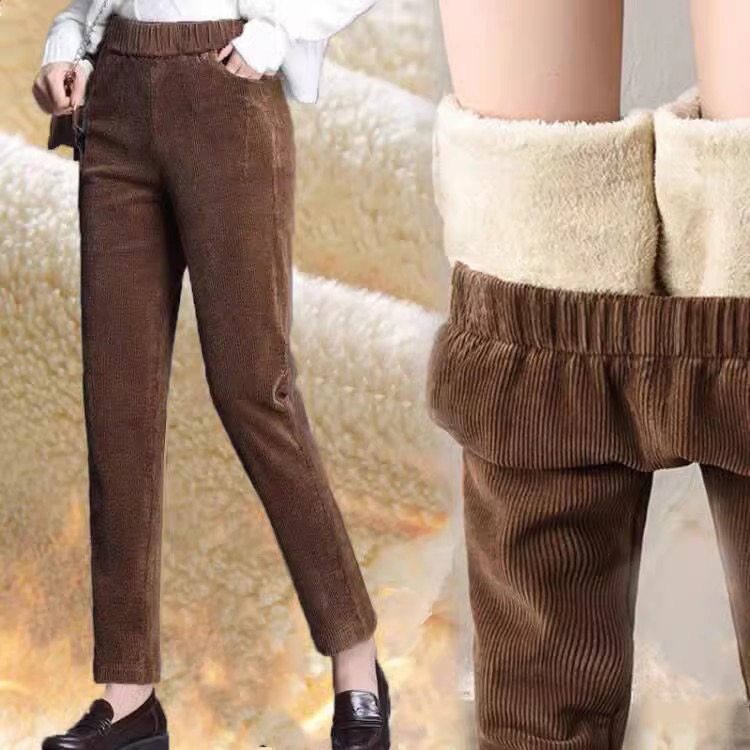 1 szt. Kobiety jesienno-zimowa – Corduroy Pant Warm recenzja i cena