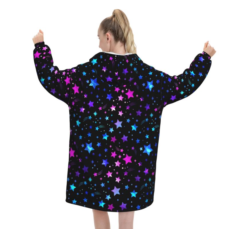 Bluza z kapturem, koc, damska  – Sherpa Hoodie Fleece recenzja i cena