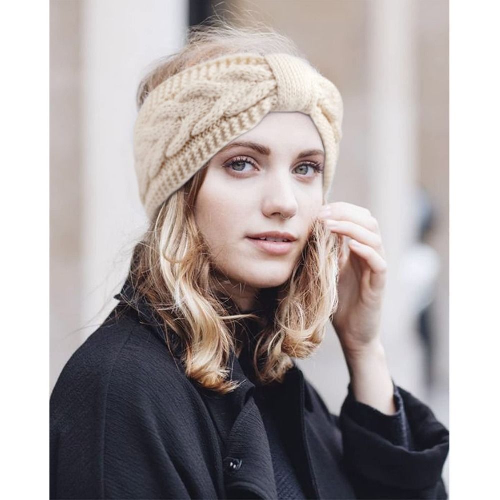 Zimowe dziergane opaski damski – Winter Headband Fleece recenzja i cena