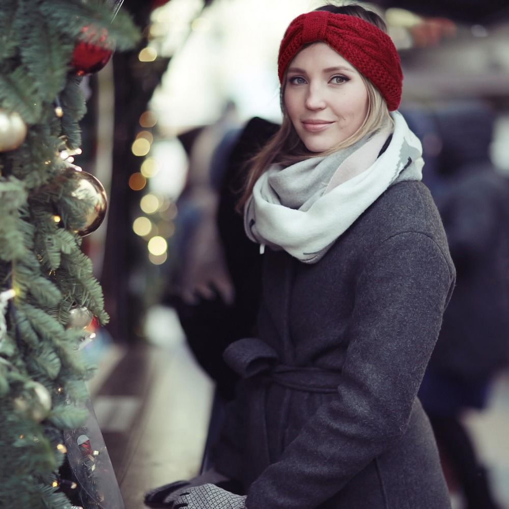 Zimowe dziergane opaski damski – Winter Headband Fleece recenzja i cena